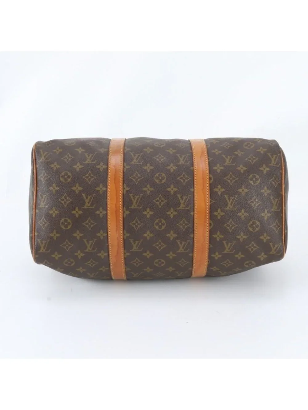 Louis Vuitton Monogram Sac Spruce 45 Leather Boston Bag Tote
